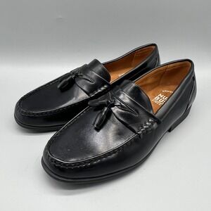 Nunn Bush Mens Black Tassel Loafers Memory Foam Dress Shoes 84135-001 Size 10M
